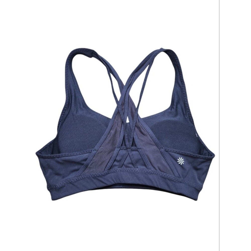 Athleta Deep Navy Crisscross Back Sports Bra